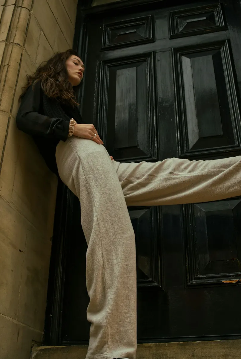 Pantalón wide leg